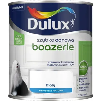 barva na zeď Dulux Rychlá Obnova Barva na Obložení Bílá 0,75l