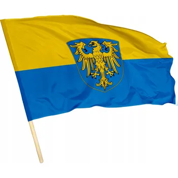 Obraz VLÁJKA Slezska 150x92 cm HORNÍ SLEZSKO Vlajka SILESIA Oberschlesien