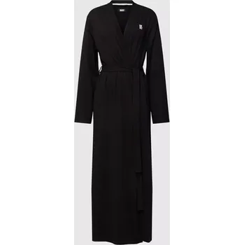 Dámský župan Dlouhý dámský župan YI2022635 001 černý - DKNY XS