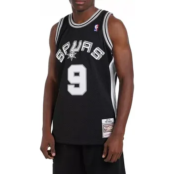 Pánské tričko Mitchell & Ness San Antonio Spurs NBA Swingman Jersey Spurs 2001 Tony Parker M SMJYLG19018-SASBLCK01TPA pánské XXL