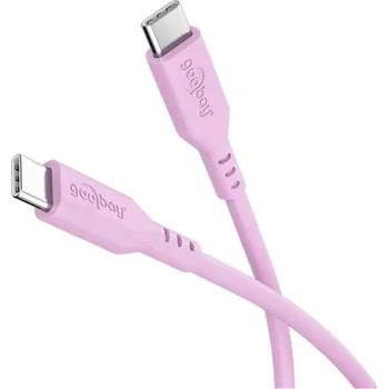 Datový kabel 06445060 Kabel GOOBAY 77746 USB-C/USB-C 1,5m Pink