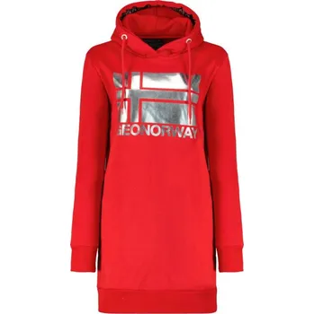 Dámské oblečení Geographical Norway Fabienne W WW4561F/GNO-RED Mikina s kapucí XL