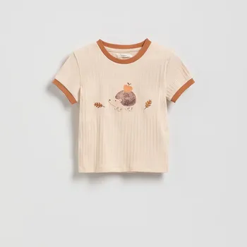 Reserved - Halenka s výšivkou - tělová - 565FT-02X - 565FT-02X-98