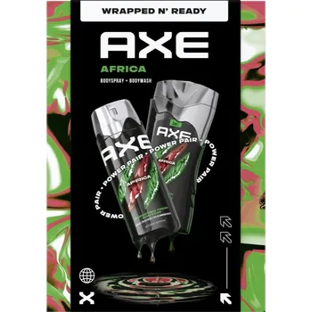 Kosmetická sada Axe Africa Axe Africa deodorant ve spreji 150 ml + Axe Africa sprchový gel 250 ml