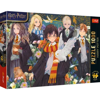 Puzzle Puzzle 1000 dílků Premium Plus s plakátem – Harry Potter