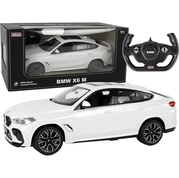 RC model auta RC auto BMW X6 M 1:14 s dálkovým ovládáním – Rastar bílé
