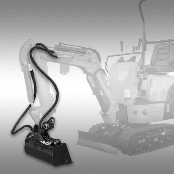 Zahradní traktor Hydraulická otočná lžíce pro minirypadlo Jansen MB-800