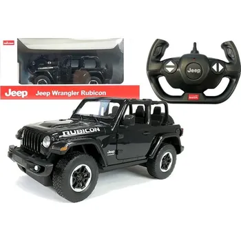 RC model auta RC auto Jeep Wrangler Rubicon 1:14 s osvětlením – Rastar černé