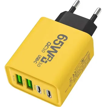 Nabíjecí adaptér 65W 2x USB 2x USB-C