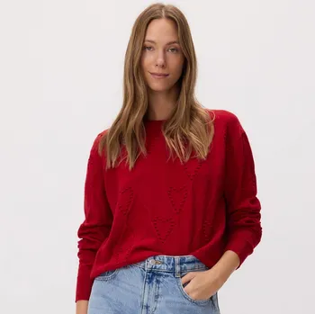 Dámský svetr Reserved - LADIES` SWEATER - červená - 064JJ-33X - 064JJ-33X-S