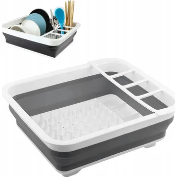 Odkapávač na nádobí Skládací Odkapávač Na Nádobí Cestovní Silikonový