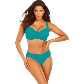 Dámské plavky Dámské dvoudílné plavky Fashion 29 S995SV1-10 tyrkysová - Self 46D