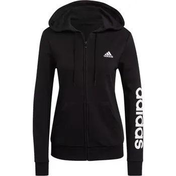 Dámská mikina Mikina adidas Essentials Linear Ful s kapucí W GL0791 XS