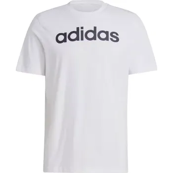 Pánské oblečení Tričko adidas Essentials Single Jersey s lineárním vyšívaným logem M IC9276 2XL