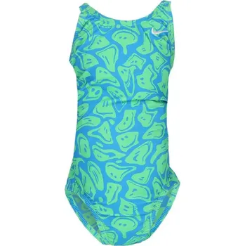 Dívčí oblečení Dívčí plavky Hydrastrong Multiple Print Jr NESSD045-380 - Nike S (130-140 cm)