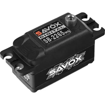 RC vybavení SB-2265MG+ BRUSHLESS HiVolt digitální servo - LOW PROFILE (17kg-0,07s/60°)