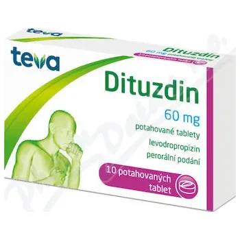 Lék na kašel, rýmu a nachlazení Dituzdin 60mg tbl.flm.10