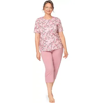 Pánské pyžamo 200 DÁMSKÝCH PYŽAM MARIA červenat se XL