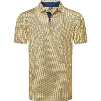 FootJoy Citrus Print Lisle pánské polo, taxi/navy pánské, XL