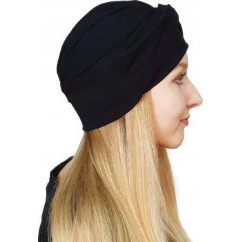 Podprsenka Stylový černý turban Sara z bambusu s proplétáním pro ženy: ochrana a pohodlí