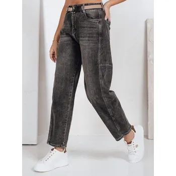 Dámské džíny Dámské džíny široké nohavice Dstreet UY2744 Barva: Černá, Velikost: XL