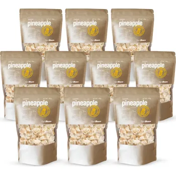 Lyofilizovaný ananas - GymBeam 8 x 100 g