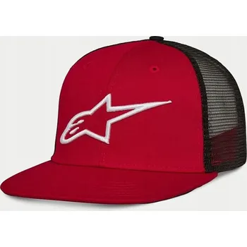 Kšiltovka Motocyklová kšiltovka Trucker ALPINESTARS červená