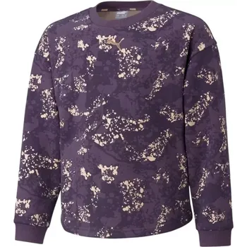 Chlapecká mikina Dětská mikina Alpha AOP Crew FL Jr 589241 16 - Puma 164 cm