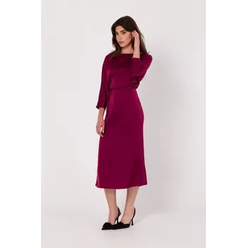 Dámské šaty Dámské šaty K177 bordó - Makover S
