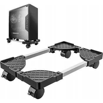 POHODLNÁ PODLOŽKA, POHYBLIVÝ STOJAN NA KOLEČKÁCH PRO POČÍTAČ UMÍSTĚNÝ NA POČÍTAČI