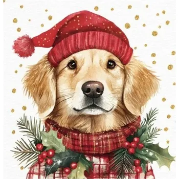 Papírový ubrousek E-myslivost Papírové myslivecké ubrousky - Pes