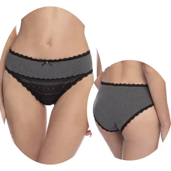 Dámské spodní prádlo 2x LAMA DÁMSKÉ BAVLNĚNÉ KALHOTKY KALHOTKY BIKINI VEL. M