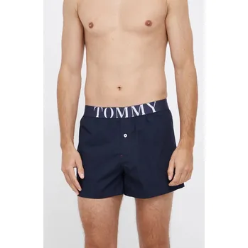 Pánské kraťasy Pánské šortky na spaní UM0UM02394 - 0G1 - Tmavě modrá - Tommy Hilfiger tmavě modrá XL