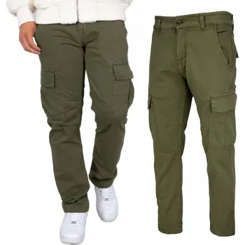 Pánské kalhoty Alpha Industries Kalhoty Agent Pant (158205) tmavě olivové [Velikost 36]