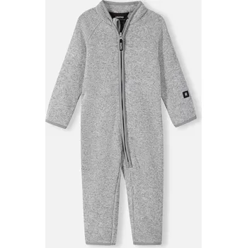 Dětská móda Fleecový overal pro děti Reima Tahti - šedý Melange grey Velikost: 80