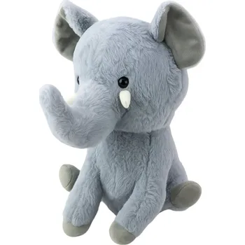 plyšák Plyšový slon přítulka 36 cm – šedá hračka pro děti