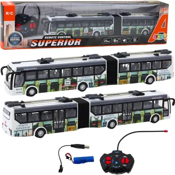 RC model auta Trolejbus na dálkové ovládání s LED světly a akumulátorem