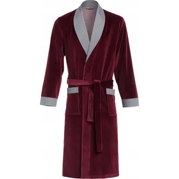 Pánský župan Pánský župan velurový - bavlněný RE-103 Bordó - M