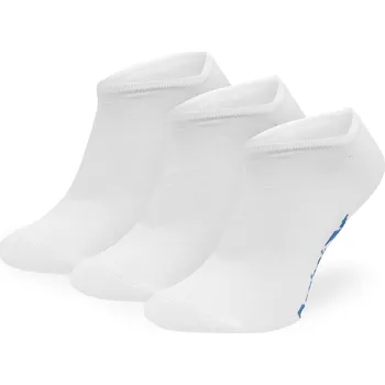Pánské ponožky PONOŽKY REEBOK KOTNÍKOVÉ PONOŽKY 3-BALENÍ R0253-SS24 46-48 BÍLÉ