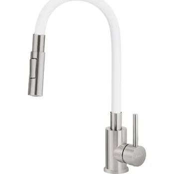 Vodovodní baterie Deante Dřezová baterie Luno s flexibilním raménkem a sprškou - BOC W740