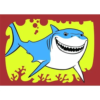 kreativní sada Obrázek pro pískování - Žralok
