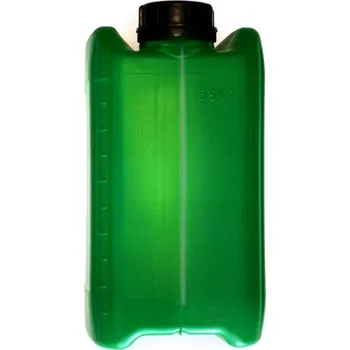 Kanystr Kanystr 5l zelený kanystr na palivo, vodu, s atestem a průhledem