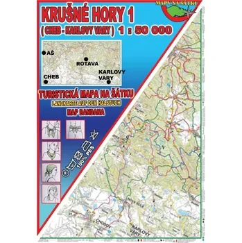 Krušné Hory 1 Šátek s mapou