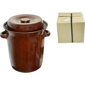 Zelák Zelák s víkem 40000230 hnědý 10 l