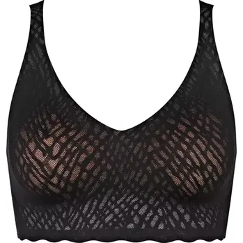 Podprsenka Dámská podprsenka ZERO Feel Bliss Bralette - Triumph černá (0004) 000S