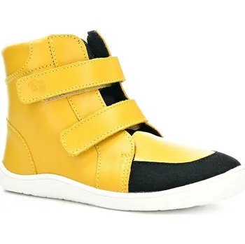 Dívčí zimní obuv Baby Bare Shoes Baby Bare Febo Winter Ocru (s membránou/Asfaltico) zimní barefoot boty Velikost boty (EU): 25, Vnitřní délka boty: 163, Vnitřní šířka boty: 69