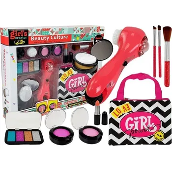 Masážní přístroj Kosmetická sada s taškou masážní přístroj rtěnka