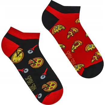 Pánské ponožky Spox Sox Ponožky Pizza vícebarevné, velikost 40-43