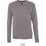 SOL's Collection Svetr Galaxy Men s výstřihem do V, pánský COT259500c4302-medium grey M Šedá medium