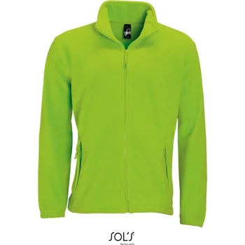 pracovní mikina SOL's Collection Mikina North na zip, fleecová COT25550012204-lime XL Zelená lime